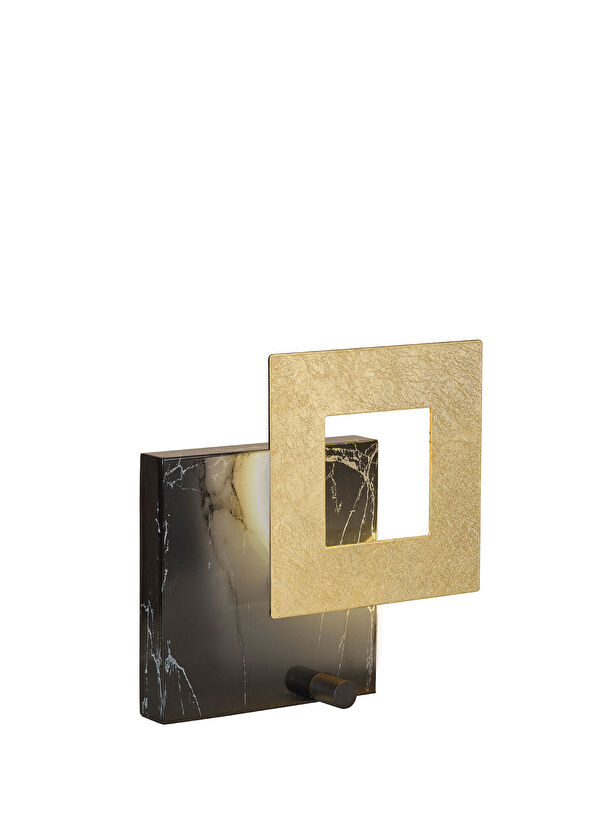 Bakara Collection Dalia Si̇yah Mermer Görünümlü Metal Masa Lambası - 1