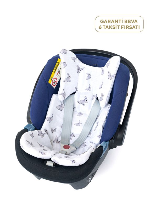 Deux Lapins Iconic Rabbit Stroller and Car Seat Cushion - 1