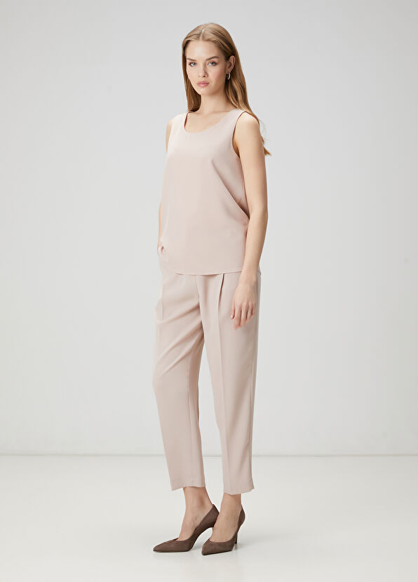 Beymen Club Bej Krep Bluz - 2