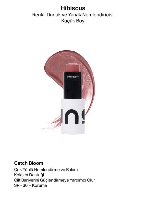 INO Beauty Your Everyday Essentials Hibiscus Pink Quartz Bare Stick Ruj Allık 4,5 gr + Işıltılı Nemlendirici 50 ml + Lip Balm 15 ml Makyaj Seti - 4