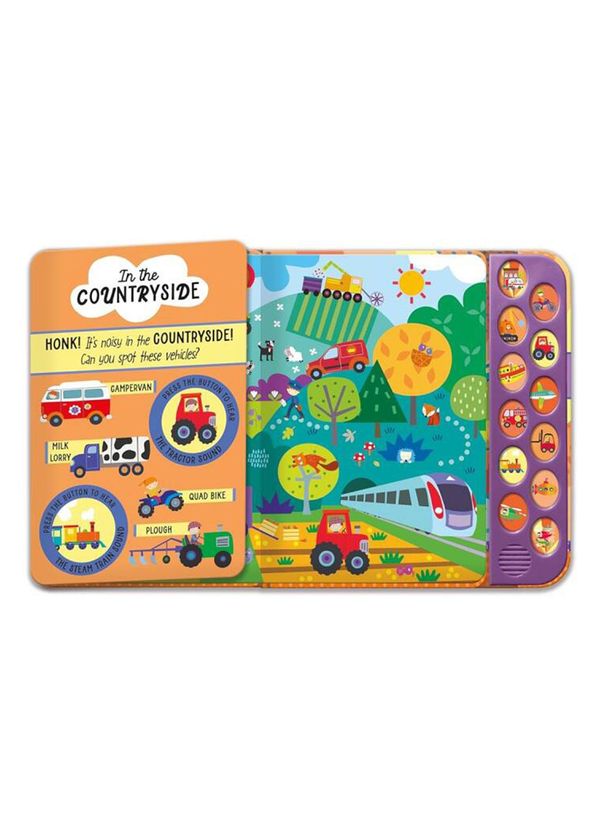 North Parade Publishing - Vehicles 12 Button Sound Book Yabancı Dil ...