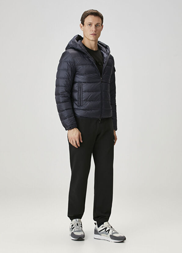 Lacivert Puff Mont - Görsel 4