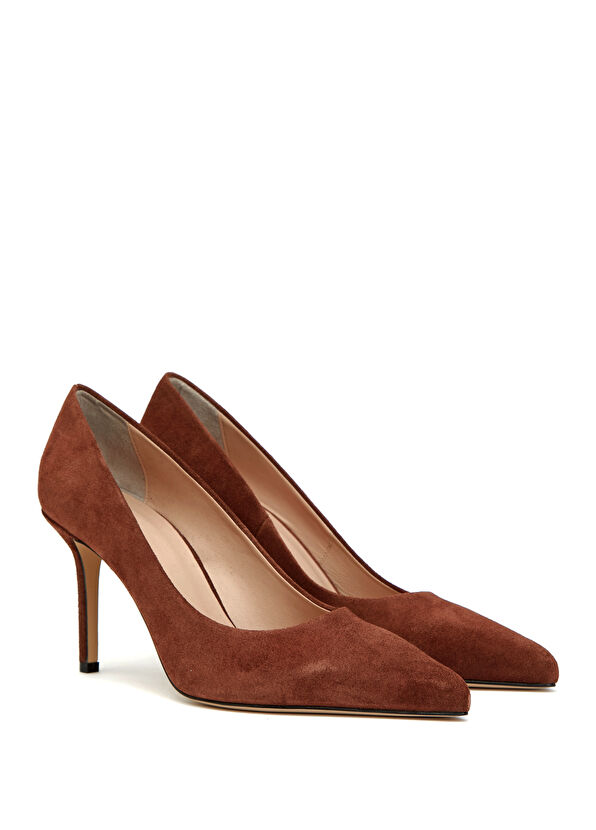 Beymen Club Burgundy Suede Heels - 2