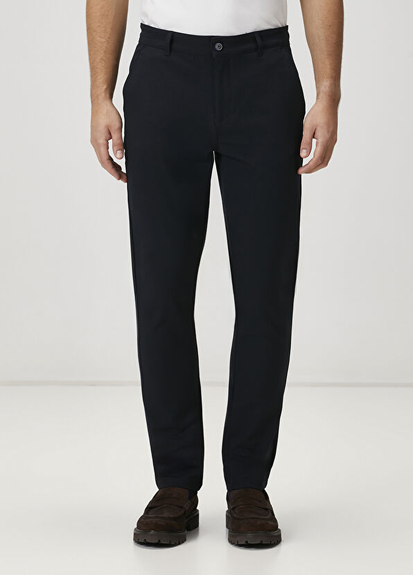 Beymen Club Navy Blue Twill Chino Trousers - 2
