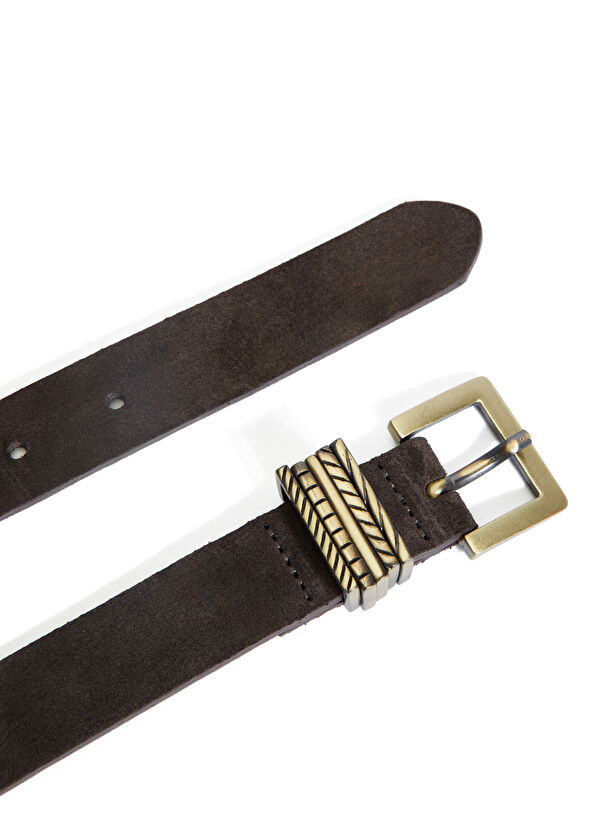 Beymen Club Brown Women's Suede Belt - 2