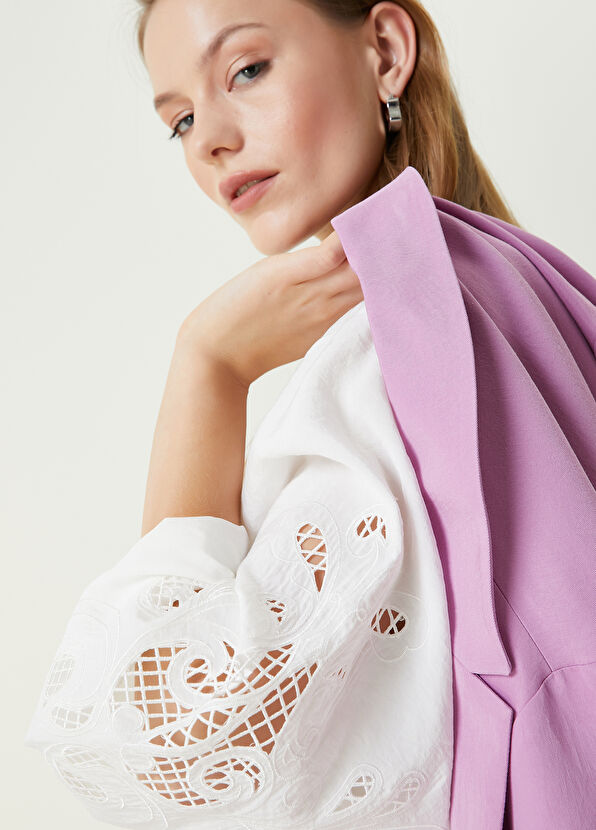 Beymen Club Kırık Beyaz Balon Kollu Gömlek - 2