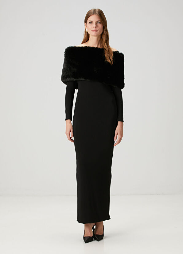 Luna B London Black Maxi Evening Dress - 2
