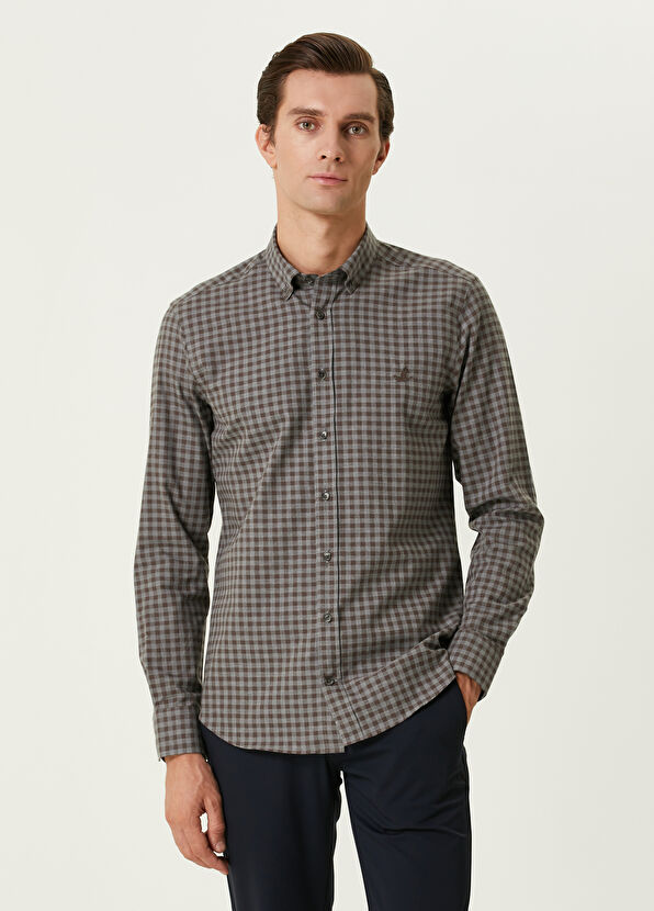 Beymen Club Slim Fit Kahverengi Gömlek - 1
