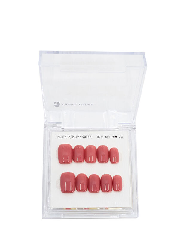 Don't Wear Don't Wear Short Square 10 Pcs Pink Prosthetic False Nail TT1341 - 1