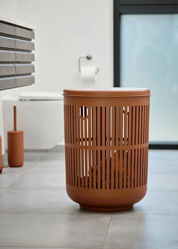 Zone Denmark Ume Terracotta Pedallı Banyo Çöp Kovası 4 Lt - 2
