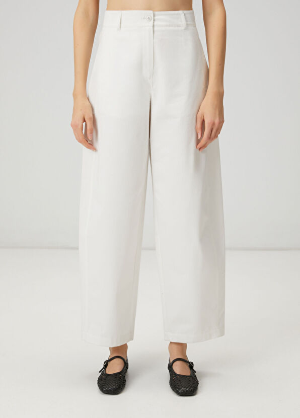 Beymen Club Off-white slouchy trousers - 3