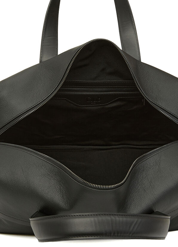 Beymen Club Siyah Erkek Deri Seyahat Çantası - 4