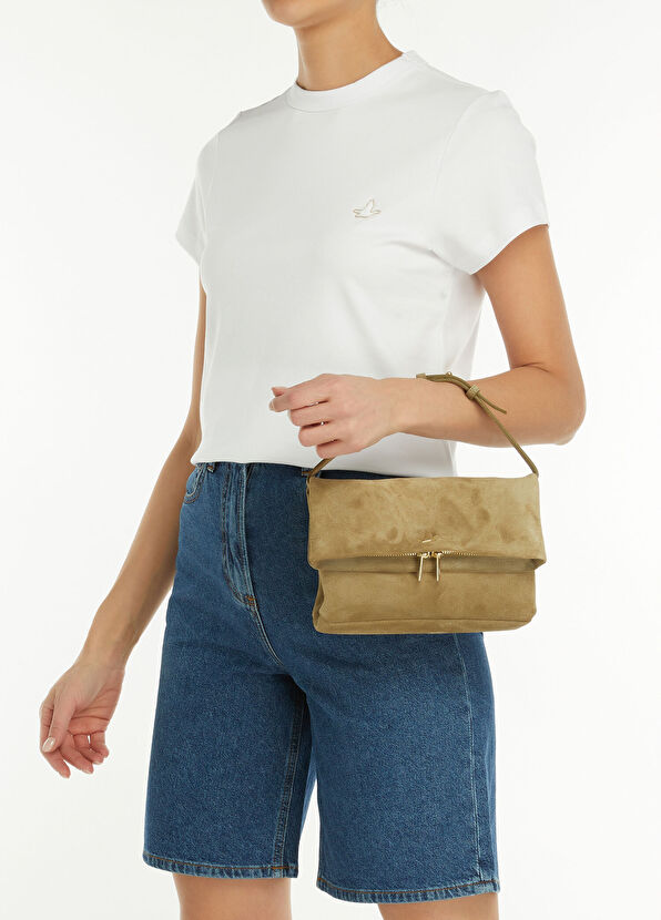 Beymen Club Haki Kadın Deri Çanta - 2