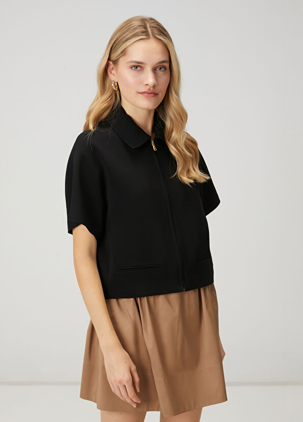 Beymen Club Siyah Kutu Formlu Krep Ceket - 1