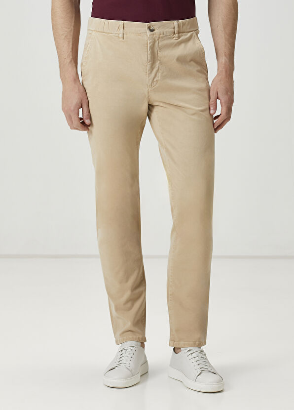 Beymen Club Beige Organic Cotton Sports Pants - 2