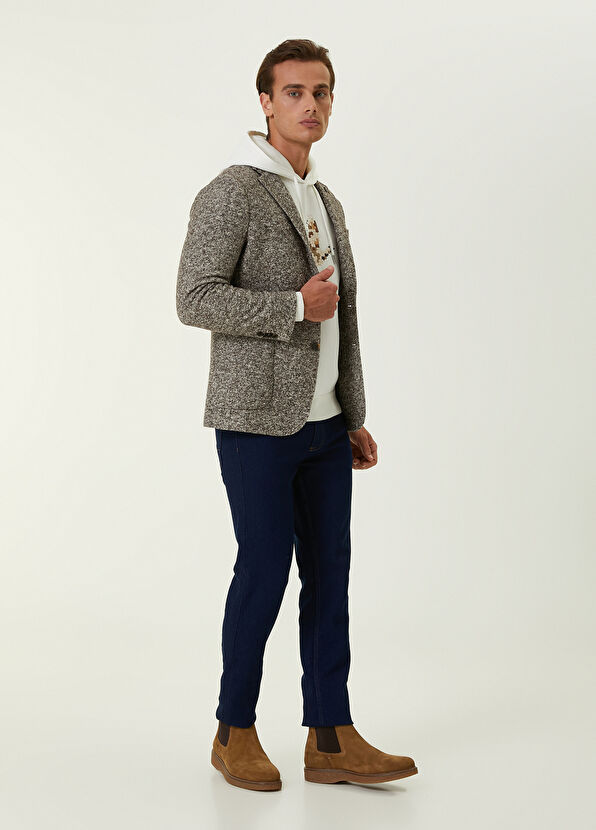 Beymen Club Kahverengi Kırçıllı Kalın Ceket - 2