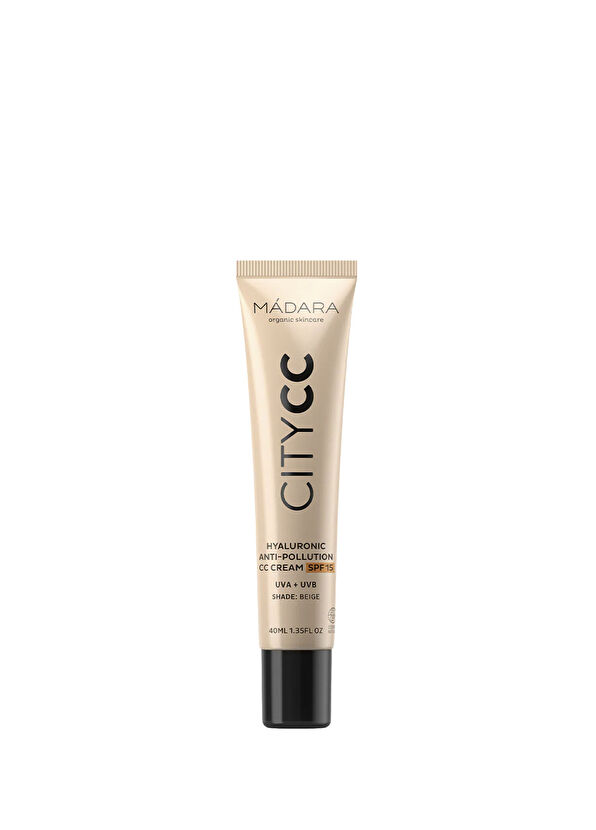 Mádara City CC Beige Nemlendirici Anti Pollution SPF15 Güneş Korumalı CC Krem 30 ml - 1
