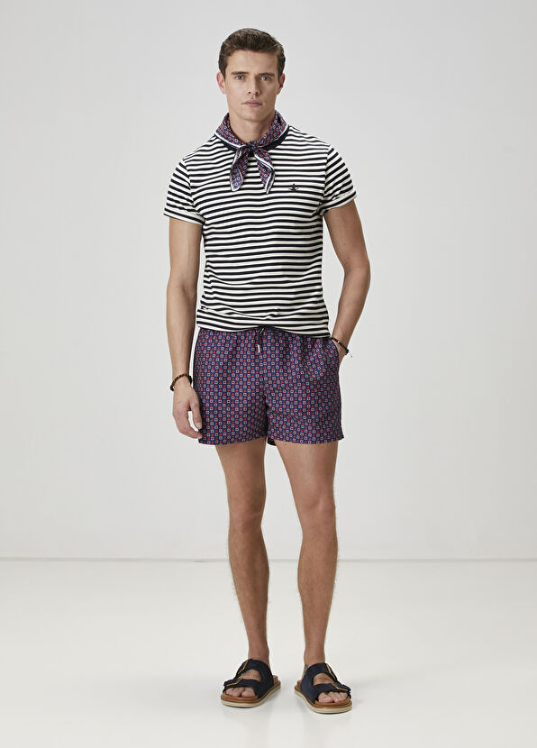 Beymen Club Lacivert Baskılı Mayo - 1