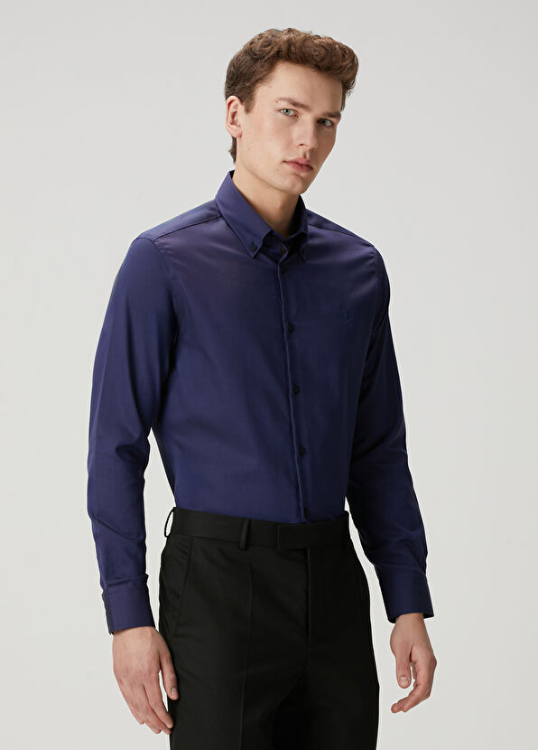 Beymen Club Comfort Fit Lacivert Gömlek - 2