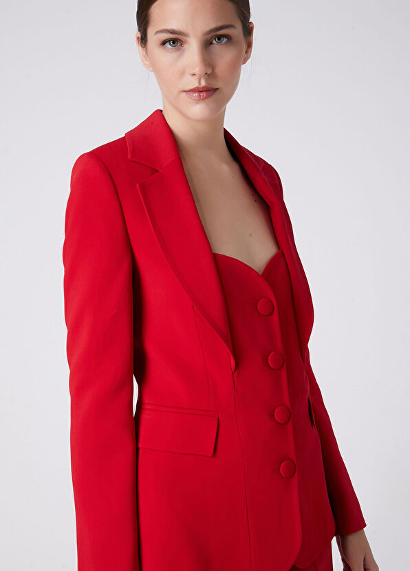 Beymen Club Red False Vest Detailed Evening Jacket - 2