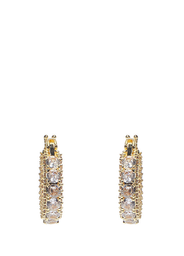 Beymen Club Gold Zirkon Taşlı Kadın Küpe - 2