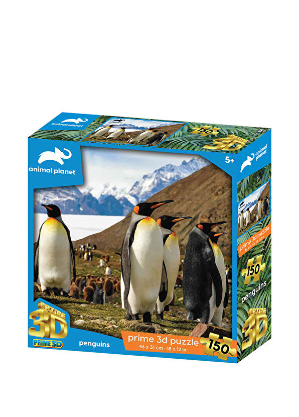 Prime3D Puzzle 20837 Penguenler 150 Parça Puzzle - 1