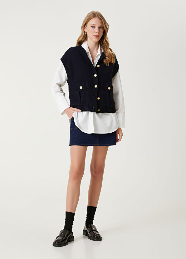 Beymen Club White Logo Basic Shirt - 3