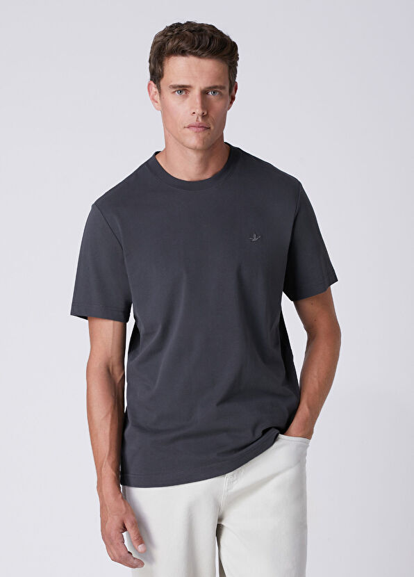 Beymen Club Relax Fit Antrasit Suprem T-shirt - 1