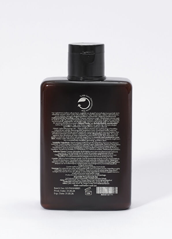 Lalive Bronzing Oil Nemlendirici Bronzlaştırıcı Yağ 200 ml - 2