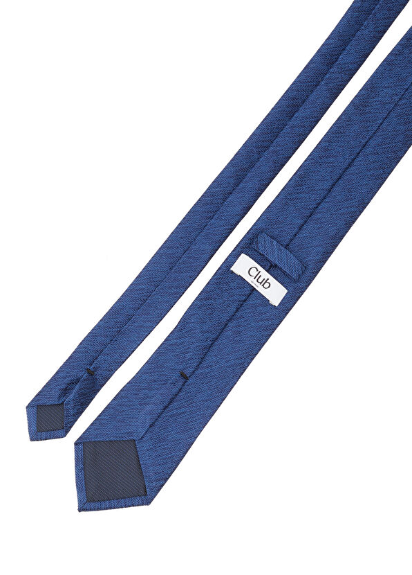 Beymen Club Navy Blue Herringbone Jacquard Tie - 2