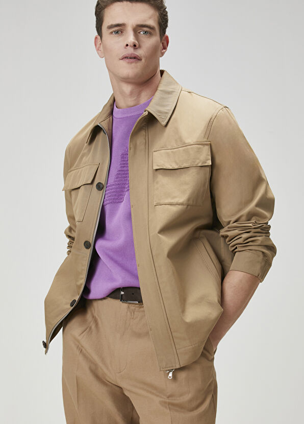 Beymen Club Mor Logo Jakarlı Kısa Kollu Kazak - 2