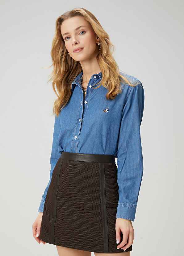 Mavi Denim Gömlek Beymen Club Mavi Denim Gömlek - 1