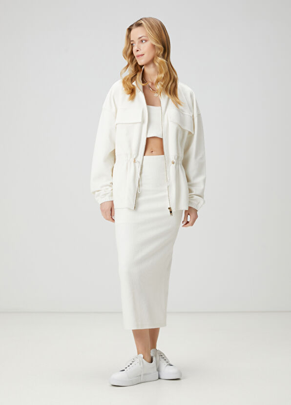 Beymen Club Kırık Beyaz Crop Atlet - 3