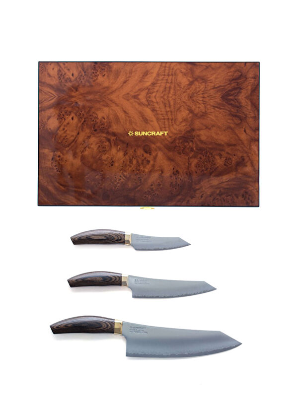 Suncraft Elegancia Çelik Şef Bıçak Seti - 1