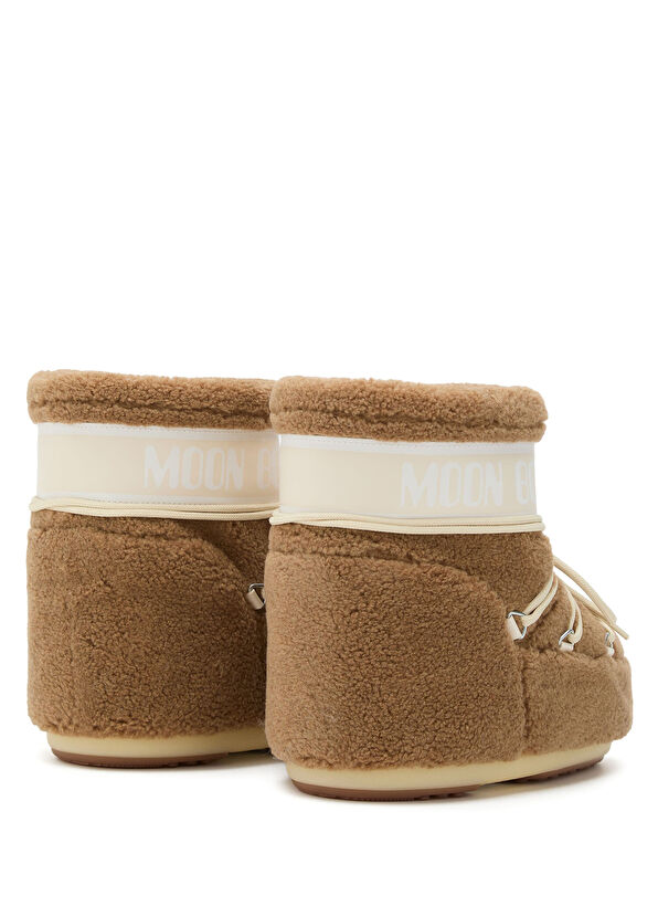 Moon Boot Icon Low Kamel Shearling Kız Çocuk Kar Botu - 2