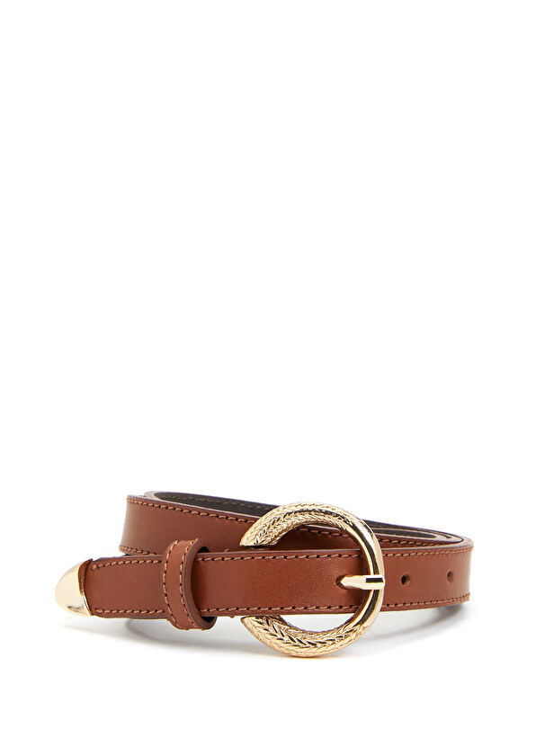 Beymen Club Taba Kadın Deri Kemer - 1