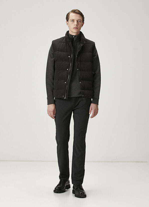 Beymen Club Antrasit Melanj Ottoman Dokulu Sweatshirt - 2