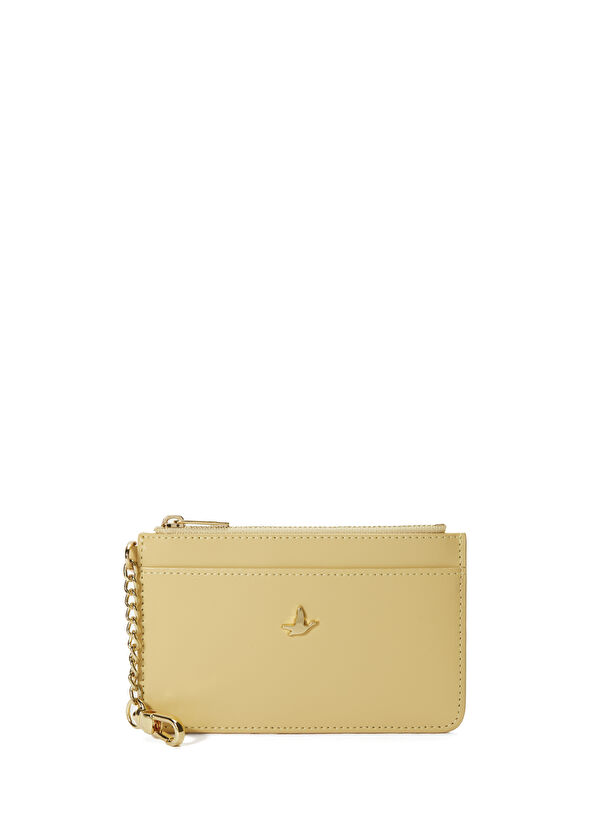 Beymen Club Yellow Women's Leather Card Holder - 1