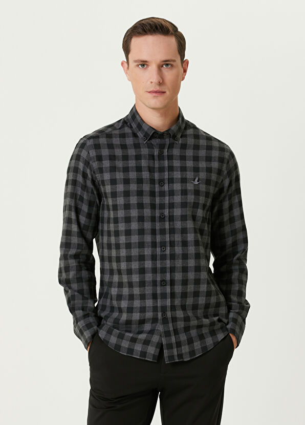 Beymen Club Comfort Fit Antrasit Gömlek - 1