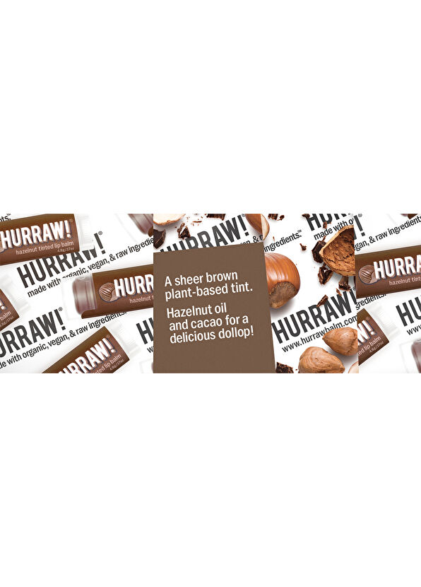 Hurraw Vegan Hazelnut Tinted Lip Fındık Aromalı Balm - 2