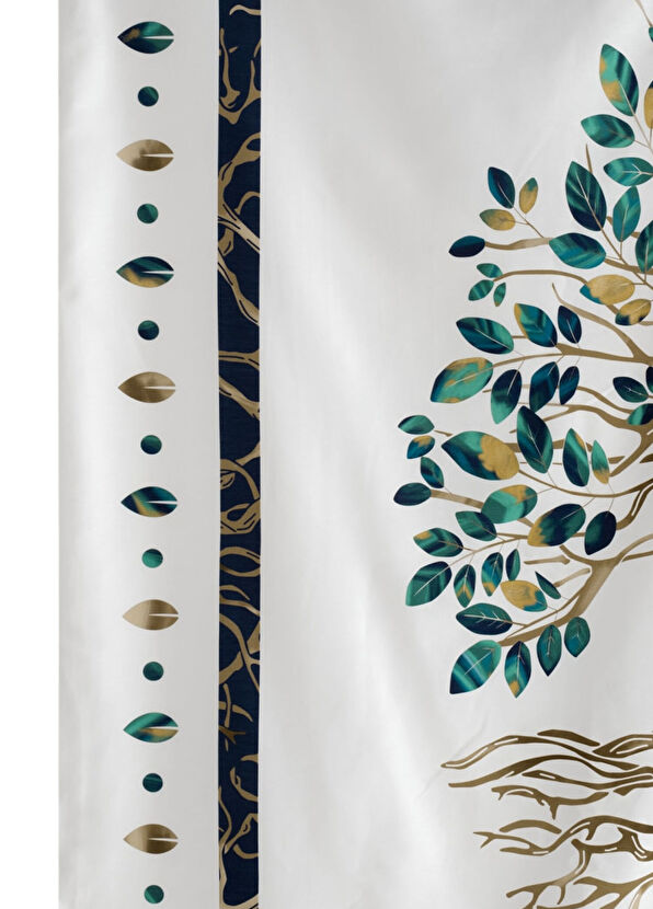 Remember Design Cherx Yggdrasill Desenli Pamuk Saten King Size Nevresim Takımı 240 x 260 cm - 4