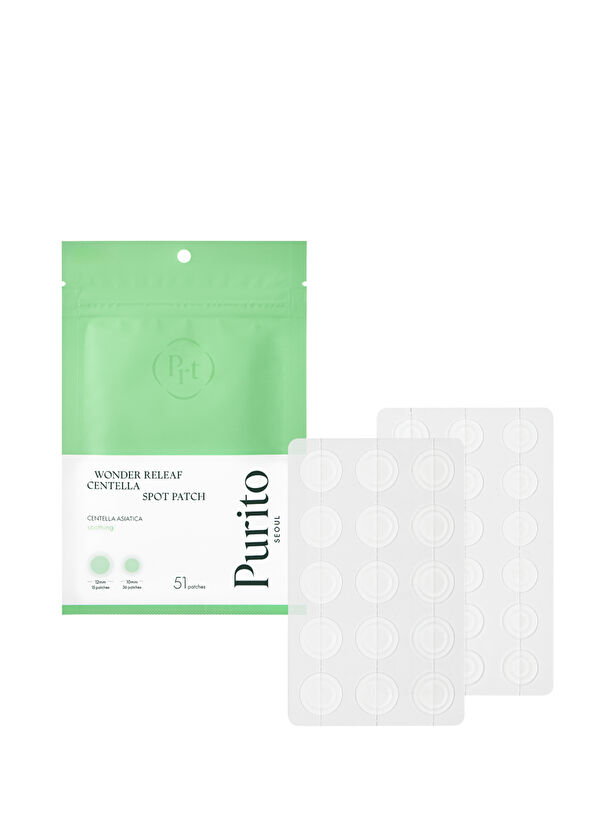 Purito Wonder Releaf Centella Spot Patch 51 Pack Acne Extinguishing Anti-Redness Centella Extract Patch - 1