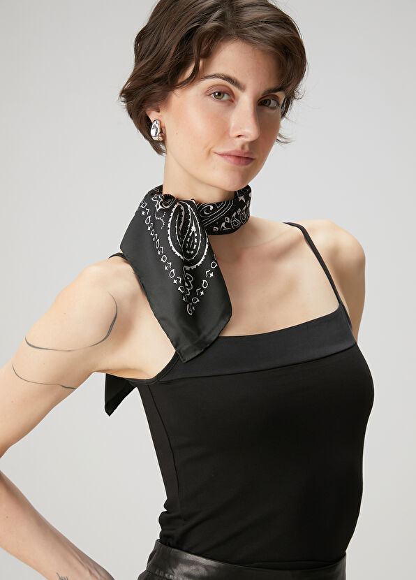 Beymen Club Black Inserted Tank Top - 2