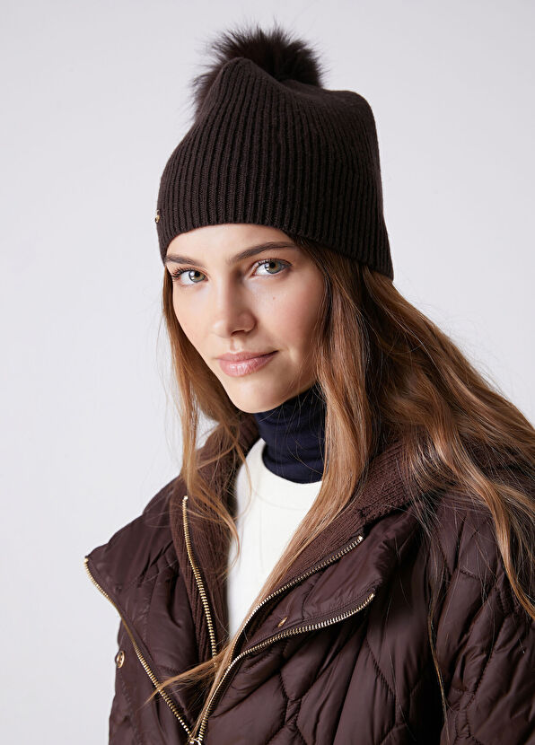 Beymen Club Brown Women's Wool Beanie - 2