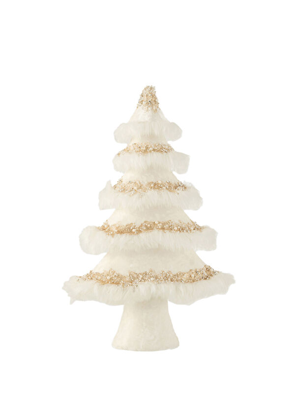 Chakra Polica Beige Wood Decorative Object - 1