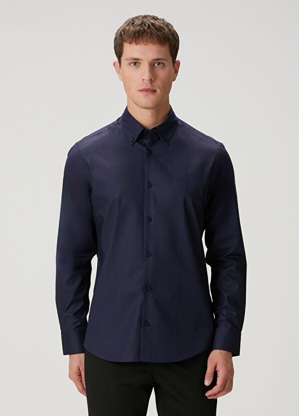 Beymen Club Comfort Fit Lacivert Gömlek - 1