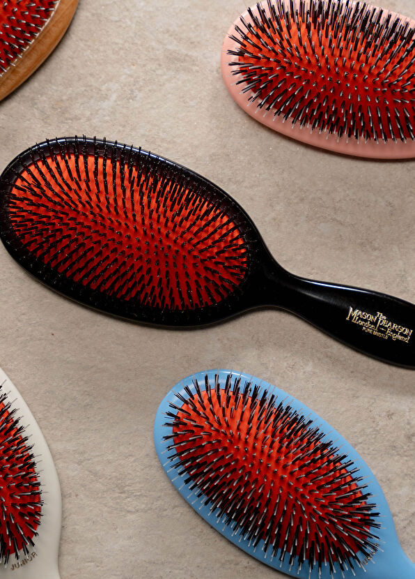 Mason Pearson Handy Boar Bristle B3 Dark Saç Fırçası - 4