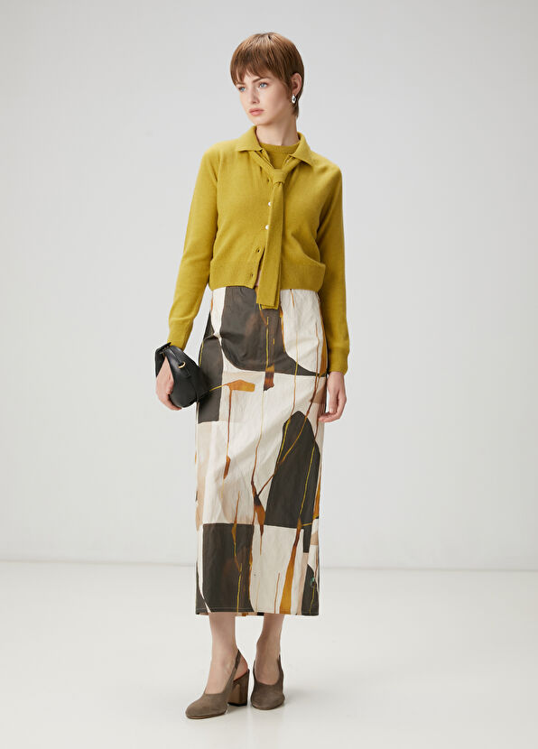 Beymen Club Fat Green Scarf Detailed Knitwear Cardigan - 2