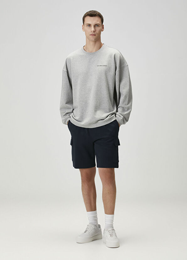 Gri Sweatshirt - Görsel 3