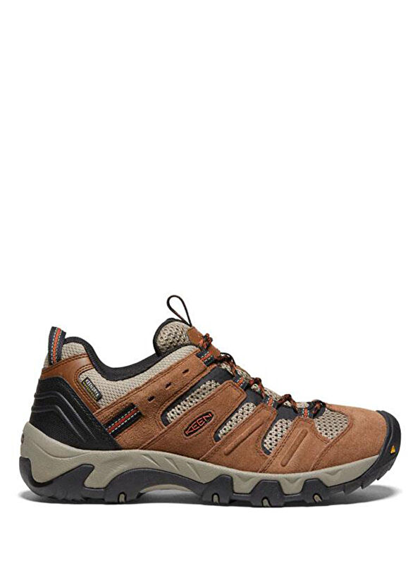 Keen Headout Bison Fossil Orange Waterproof Men's Hiking Shoes - 1
